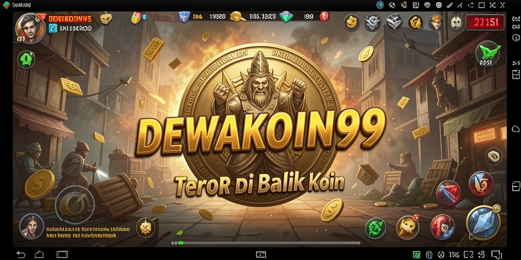 Tampilan gameplay menegangkan DEWAKOIN99 dengan suasana mencekam.