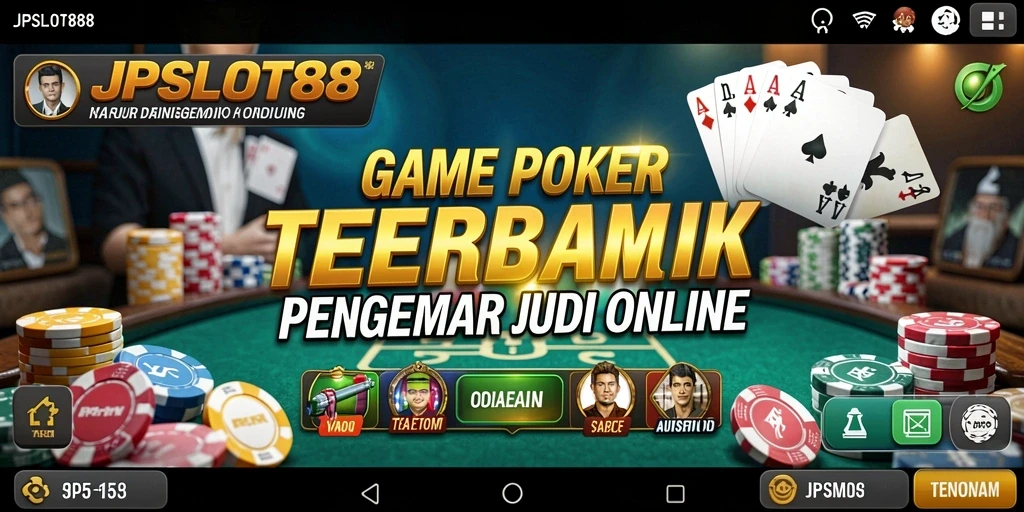 Tampilan gameplay Poker yang menarik di JPSLOT88.