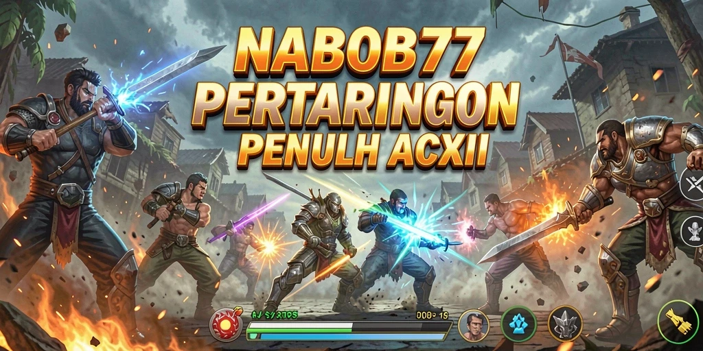 Gameplay NABOB77 menampilkan pertarungan karakter yang energik dan mendebarkan.