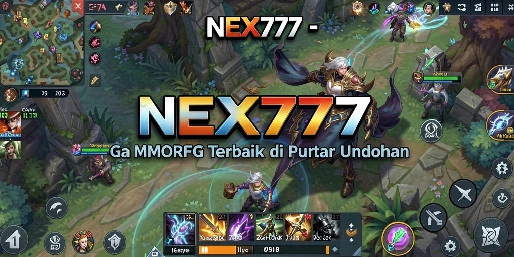 Gambar gameplay NEX777 menampilkan aksi seru dalam pertempuran MMORPG.
