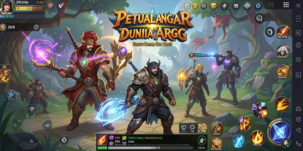 Tangkapan layar gameplay PPV99 yang menampilkan aksi pertarungan seru.