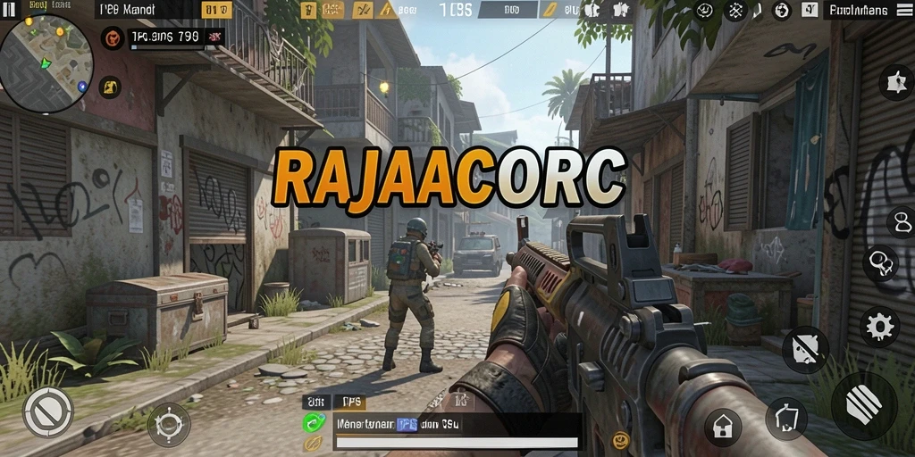 Gameplay RAJACORC menampilkan aksi seru dan grafis yang menawan.