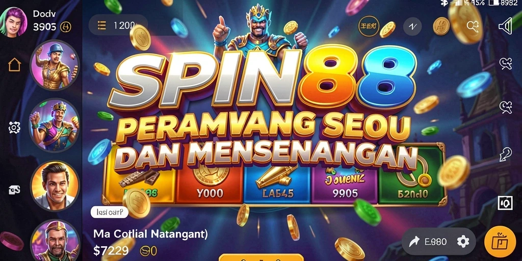 Gameplay SPIN88 dengan grafik slot menarik dan fitur bonus.