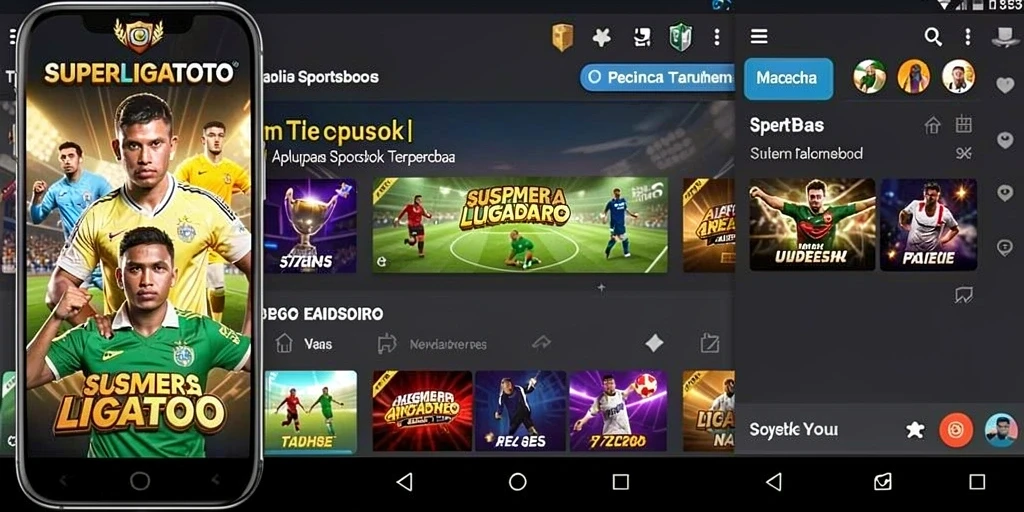 Tampilan menarik dari gameplay <strong>SUPERLIGATOTO</strong> yang menampilkan taruhan olahraga.