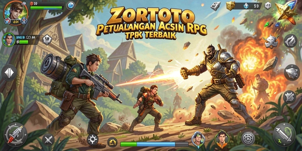Gameplay ZORTOTO yang menantang dan penuh aksi di dunia petualangan.